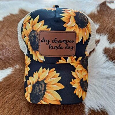 Dry Shampoo Kinda Day Ladys Patch Hats