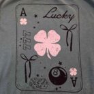 Lucky 777 Clover Ace Mineral Washed Graphic Sweatshirt