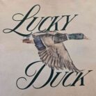 100% Cotton Lucky Duck Screen Print Mineral Washed Graphic Tee