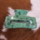 St. Patrick’s Day Green Shamrock Hair Claw Clip