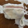 Fleece Heart Sweet Zipper Cosmetic Bag