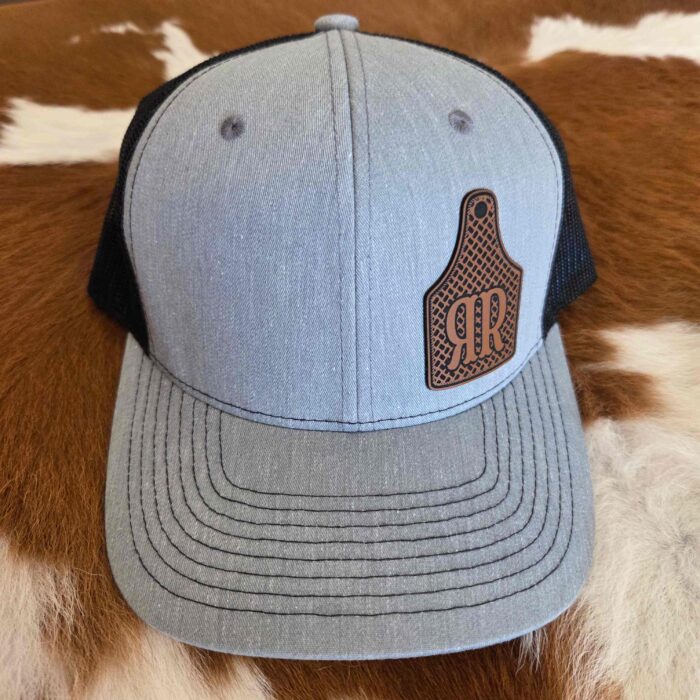 RR Cow Tag Classic Six Panel Snap Back Trucker Cap