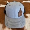 RR Cow Tag Classic Six Panel Snap Back Trucker Cap