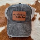 Dry Shampoo Kinda Day Ladys Patch Hats