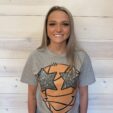 Basketball Star Smiley Graphic Tee