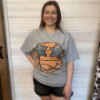 Basketball Star Smiley Graphic Tee