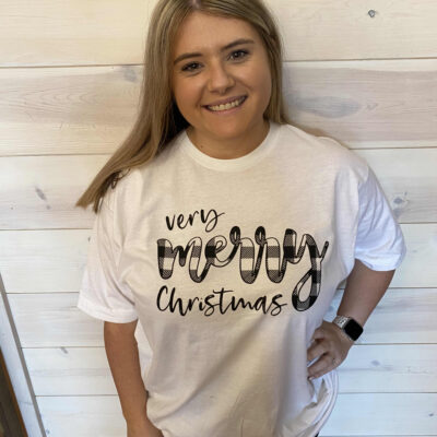 Very Merry Christmas Graphic Tee