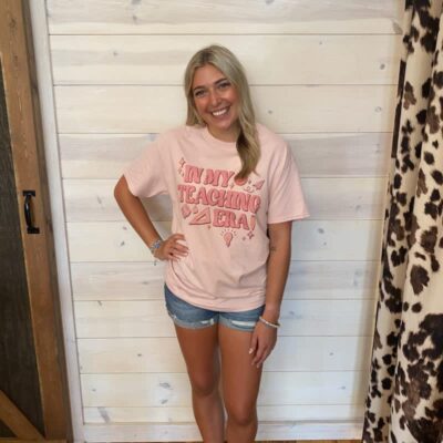 In My Teaching Era 100% Cotton Graphic Tee