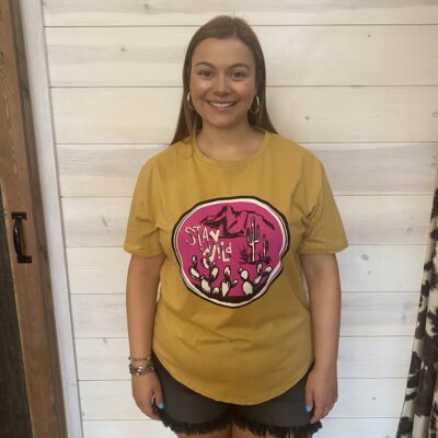 Crazy Train Stay Wild Tee