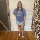 Summer Nights/Ballpark Lights 100% Premium Cotton Mineral Washed Graphic Tee