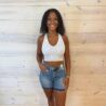 Betty-Mid Rise Tummy Control Vintage Wash Release Hem Shorts