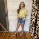 Kimbie-Mid Rise Cuffed Shorts