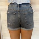 Kimbie-Mid Rise Cuffed Shorts