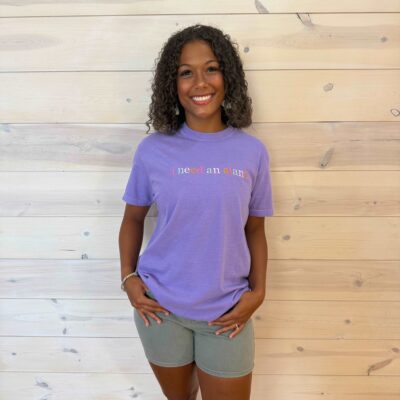 I Need A Drink Embroidered 100% Cotton Graphic Tee