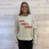 Santa, I Want A Cowboy Graphic Sweatshirt