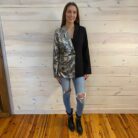 Helen-High Rise Ankle Skinny Knee Distressed Jeans