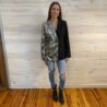 Helen-High Rise Ankle Skinny Knee Distressed Jeans
