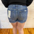 Hazel-High Rise Destroyed Shorts