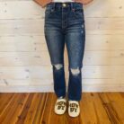 Kelly-High Rise Crop Straight Leg