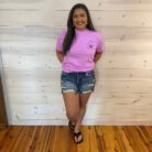 Rustic Rebel Black “RR” Cow Tag Logo Graphic Tee