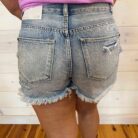 Missy-Super High Rise Rigid Patched Double Button Shorts