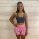 High Waisted Band Fold-Over Runnings Shorts