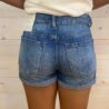 Lexi-Distressed Super High Rise Rigid Cuffed Hem Shorts