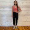 Athletic Racerback Bra Padded Cropped Sports Bra