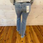 Clara-Mid Rise Flare Long Fray