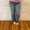 Zelma-Embroidered Cropped Wide Leg High Waist Jeans