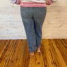 Zelma-Embroidered Cropped Wide Leg High Waist Jeans