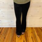 Ribbed Flare Stretchy Pants