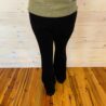 Ribbed Flare Stretchy Pants