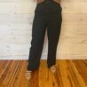 Lawn Linen Wide Leg Easy Fit Trousers With Pockets