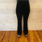 Ribbed Flare Stretchy Pants