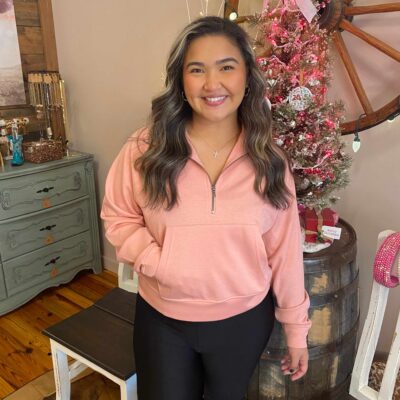 Scuba Half Zip Pullover With Kangaroo Pocket