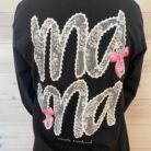 100% Cotton Simply Southern Lace Mama Long Sleeve  Graphic Tee