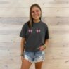 St. Patrick’s Day Embroidered Shamrock Bows Graphic Tee