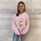 Love Teddy Bear Graphic Sweatshirt