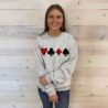 Lucky Draw Embroidered Sweatshirt