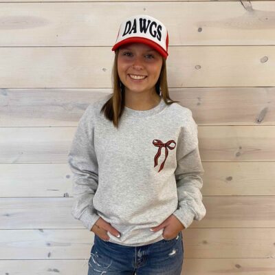Georgia Bow Graphic Sweatshirt