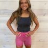 Washed Seamless High Waisted Shorts