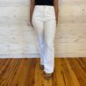 Acid Washed Frayed Cutoff Hem Wide Leg Pants