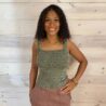Seamless Winkle Stone Washed Tank Top