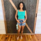 Seamless Winkle Stone Washed Tank Top