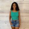 Seamless Winkle Stone Washed Tank Top