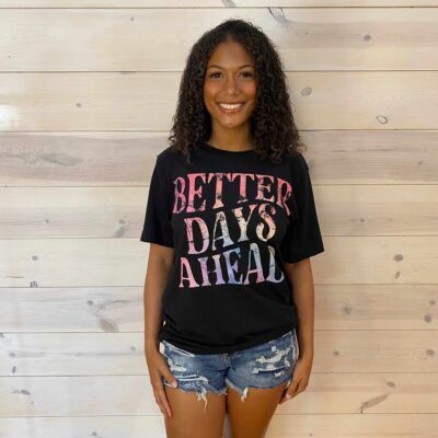 Retro Better Days Ahead Oversized Tee