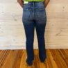 Tabatha-Light Distressed Double Button High Rise Bootcut