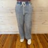 Ellen-Elastic Band Slouchy Cropped Barrel Seam Detail Jeans