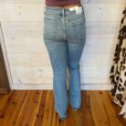 Stormy-Mid Rise Destroy And Released Hem Bootcut